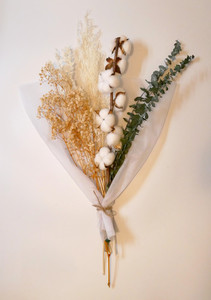 Products: Cotton, Baby Breath & Eucalyptus Set Flower Boutique