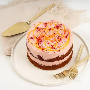 Sweet Talk Lemon & Raspberry Cake