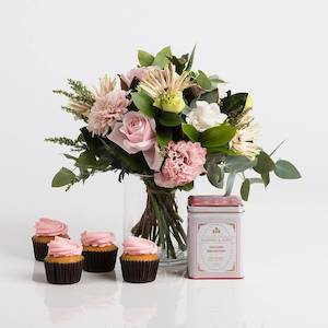 Gifts Baby Gifts: Pink High Tea Posy Gift Set
