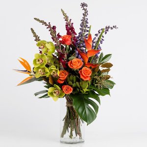 An Armful of Vibrant Bold Flowers