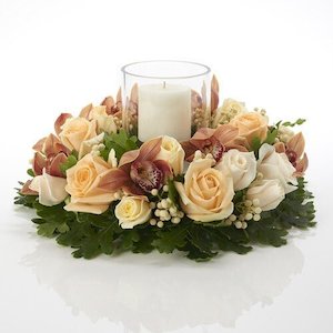 Occasion Bereavement Funeral: Apricot Dream Wreath