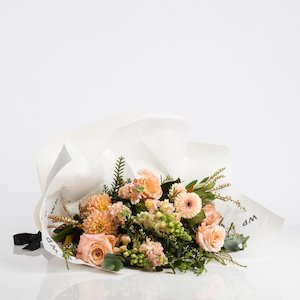 Wildly Peach Garden Flower Bouquet