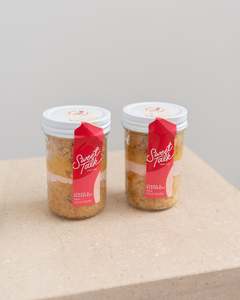 Raspberry Lemon Cake Jars