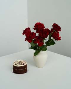 Red Roses and Red Velvet Cake