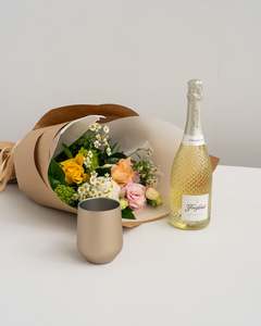 Her Prosecco & Flowers Gift