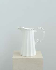 Flowers Vases And Pots: Xavier White Vase