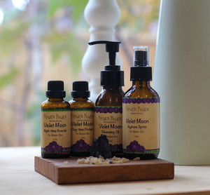 Products: Violet Moon Skincare Set Flower Power