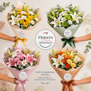 Fresh Chrysanthemum & Lilies Bouquets