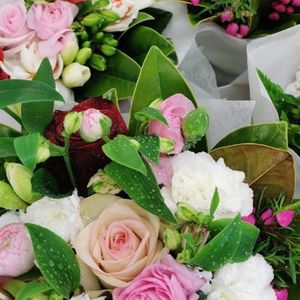 Luscious Pinks & Whites, Bouquet Flowers By Joanne