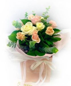 Roses Are Red Local Orewa Florist Flowers by Joanne: One Dozen Roses in Bag, Rose Flowers By Joanne
