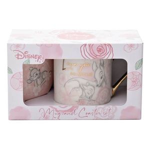 Disney Gifts: Disney Gifts Mug & Coaster Set: Bambi - Love, Home and Living Flowers By Joanne
