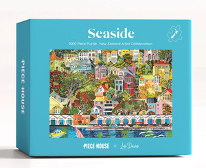 PieceHouse Seaside - 1000 Piece Puzzle, Puzzle Flowers By Joanne