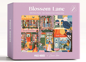 Cards and Books: PieceHouse Blossom Lane - 1000 Piece Puzzle, Puzzle Flowers By Joanne