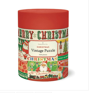 Cavallini & Co - Vintage Christmas 500 Pce, Christmas Flowers By Joanne