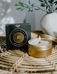 Surmanti RELAX Sleep Easy Soy Wax Travel Candle, Candle and Room Fragrance Flowers By Joanne