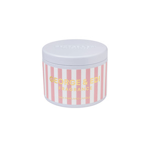 George & Edi: Mini Candle in a Tin French Pear, Candle and Room Fragrance Flowers By Joanne