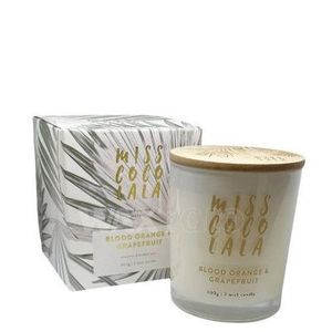 Miss Coco Lala 300g Jar Candle- Blood Orange & Grapefruit, Gifts Flowers By Joanne