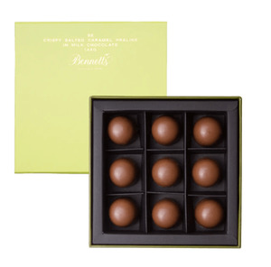 BENNETTS OF MANGAWHAI SALTED CARAMEL PRALINE IN MILK CHOCOLATE, Chocolate Flowers By Joanne