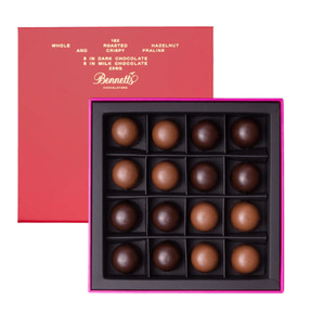 Bisko: BENNETTS OF MANGAWHAI WHOLE ROASTED HAZELNUT & CRISPY PRALINE, Chocolate Flowers By Joanne