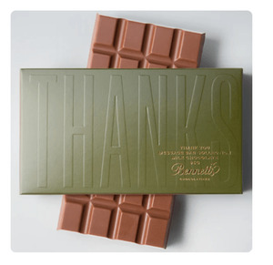 Bisko: BENNETTS OF MANGAWHAI THANK YOU MESSAGE BAR, Chocolate Flowers By Joanne