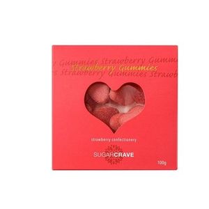 Bisko: Strawberry Heart Gummies, Chocolates and Sweets Flowers By Joanne
