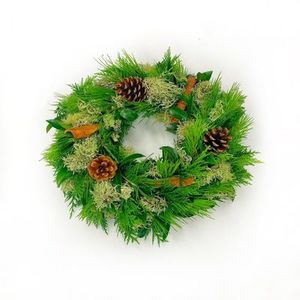 Products: Traditional Foliage Christmas Table Wreath, Christmas Flowers By Joanne