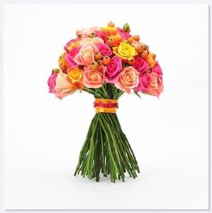 Products: Greeting Card - Rose Bouquet, Cards and Books Flowers By Joanne