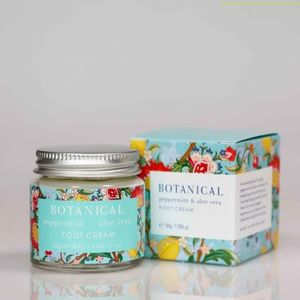 Botanical FOOT CREAM - Peppermint + Aloe Vera, Body Care Flowers By Joanne