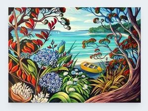 Greeting Card- Snells Beach, Cards and Books Flowers By Joanne