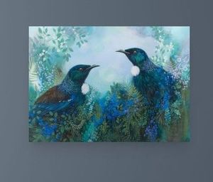 Products: Greeting Card-Nestled in Nature - Hidden Melodies, Cards and Books Flowers By Joanne