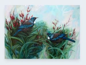 Greeting Card-Nestled in Nature - Tui & Flax, Cards and Books Flowers By Joanne