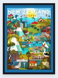 Products: Greeting Card-NZ Travel Destinations, Cards and Books Flowers By Joanne