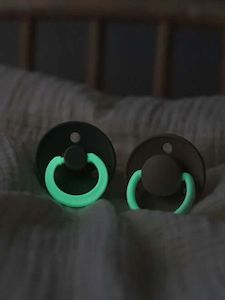 Baby: BIBS pacifier - Anatomical Glow range