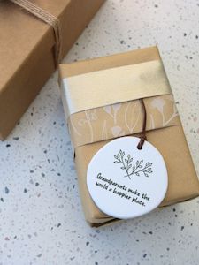 Heartfelt Messages On Ceramics: Tiny treasures - Grandparents (H)