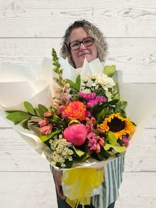 Best Selling Florals: Rainbow palette bouquet.
