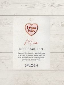 Keepsake Pins: Keepsake pin - Mum