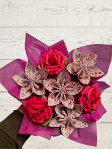 Paper Flower Posy Boxes 1: Paper flower posy (5)