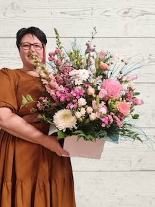 Sympathy 1: Pastel Palette floral Arrangement