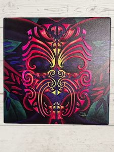 Ceramic Artwork 1: NZ Moko ceramic tile