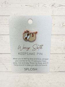 Keepsake pin - Worry Sloth