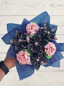 Paper flower posy (7)