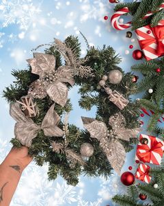 Christmas 2025: Christmas wreath - silver