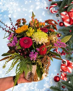 Christmas 2025: Christmas themed ceramic pot arrangement