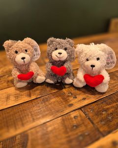 All: Pocket Teddy Keychain – Soft Plush Keyring