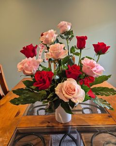 Endless Romance – Rose Pedestal Arrangement