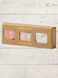 Wilson & Frenchy - Organic 3 pack Socks in a box