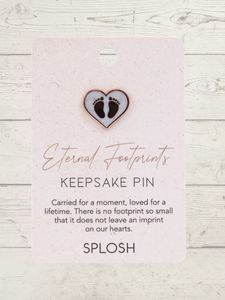 Keepsake pin - Eternal Footprints