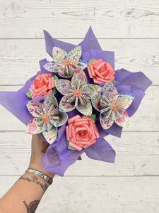 Paper flower posy (H10)