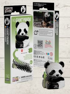 Entertainment: EUGY Giant Panda 3D Puzzle – Eco-Friendly Kids Craft Kit