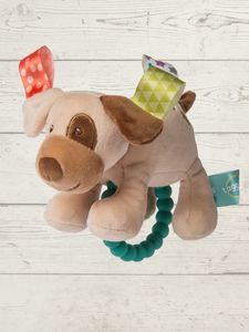 Mary Meyer Taggies Buddy Dog Teething Rattle